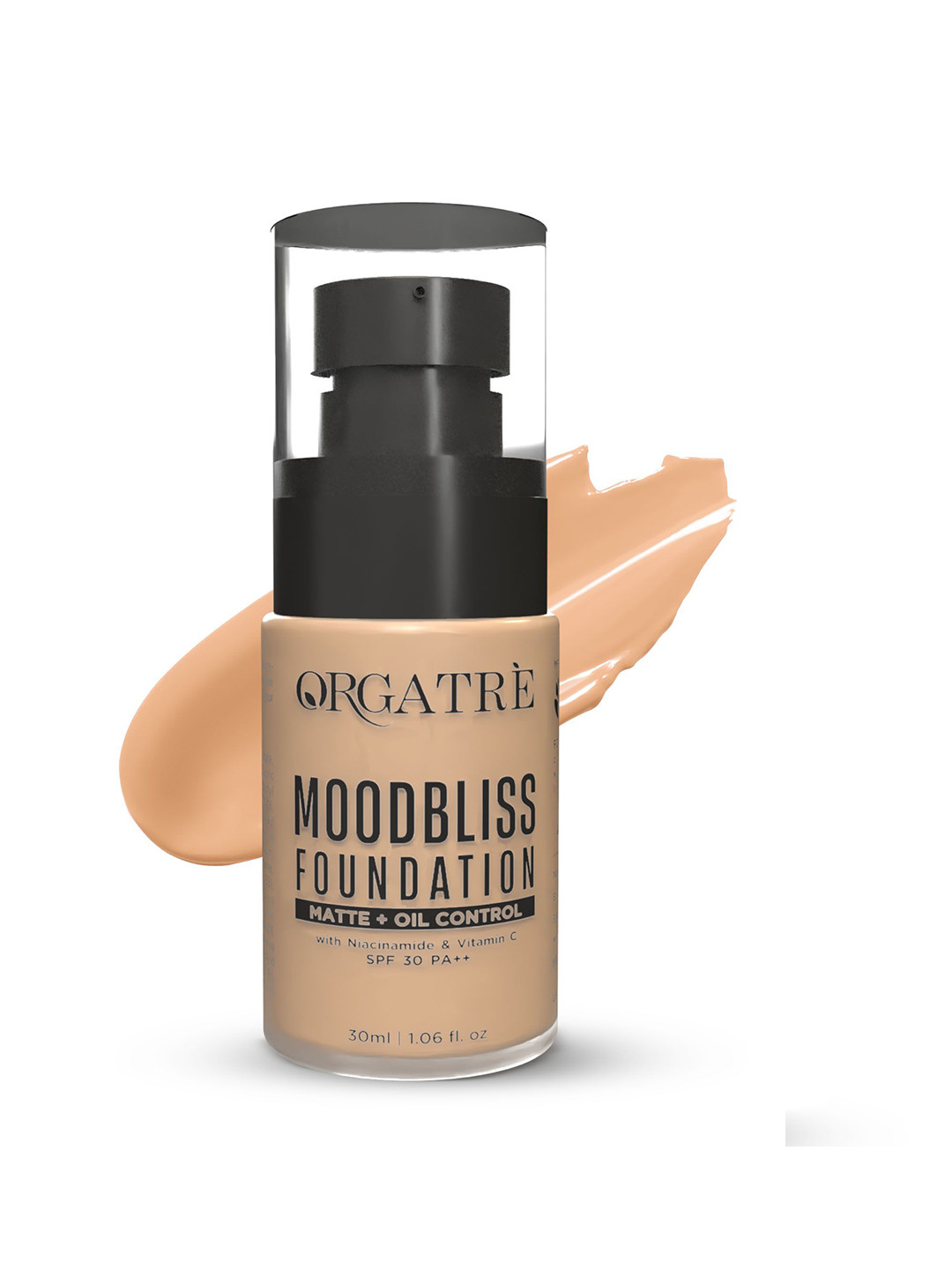 Orgatre Mood Bliss Full Coverage Oil Control Matte Foundation - 30ml - Shade 240