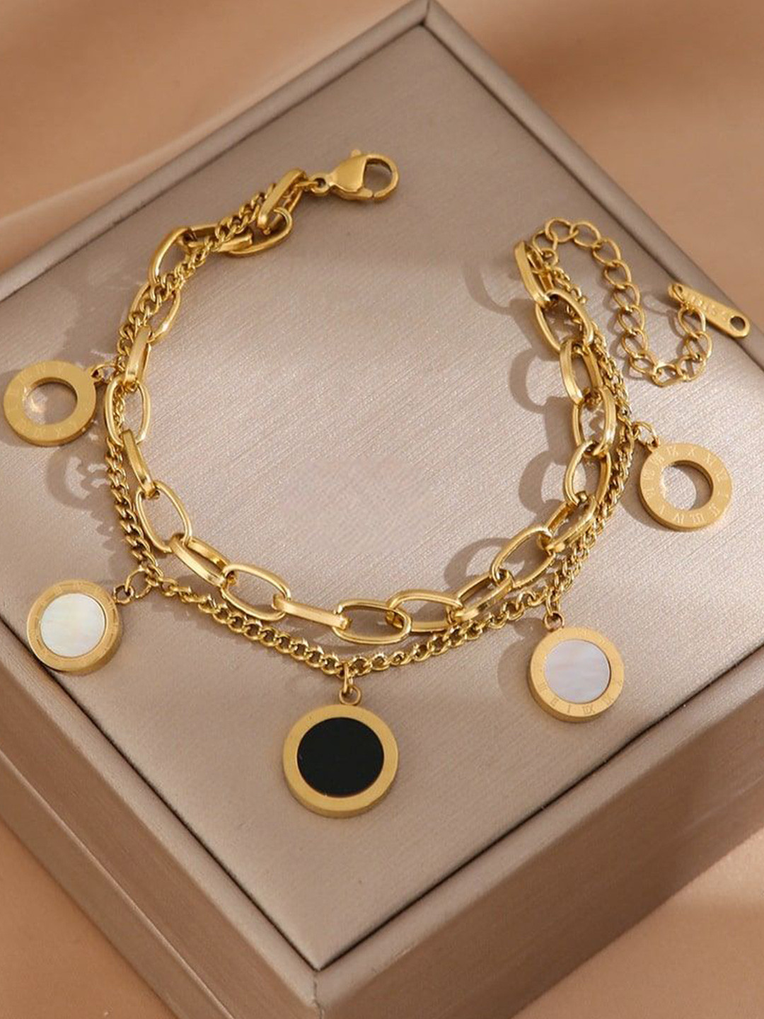 Zabby Allen Gold-Plated Stainless Steel Multistrand Bracelet