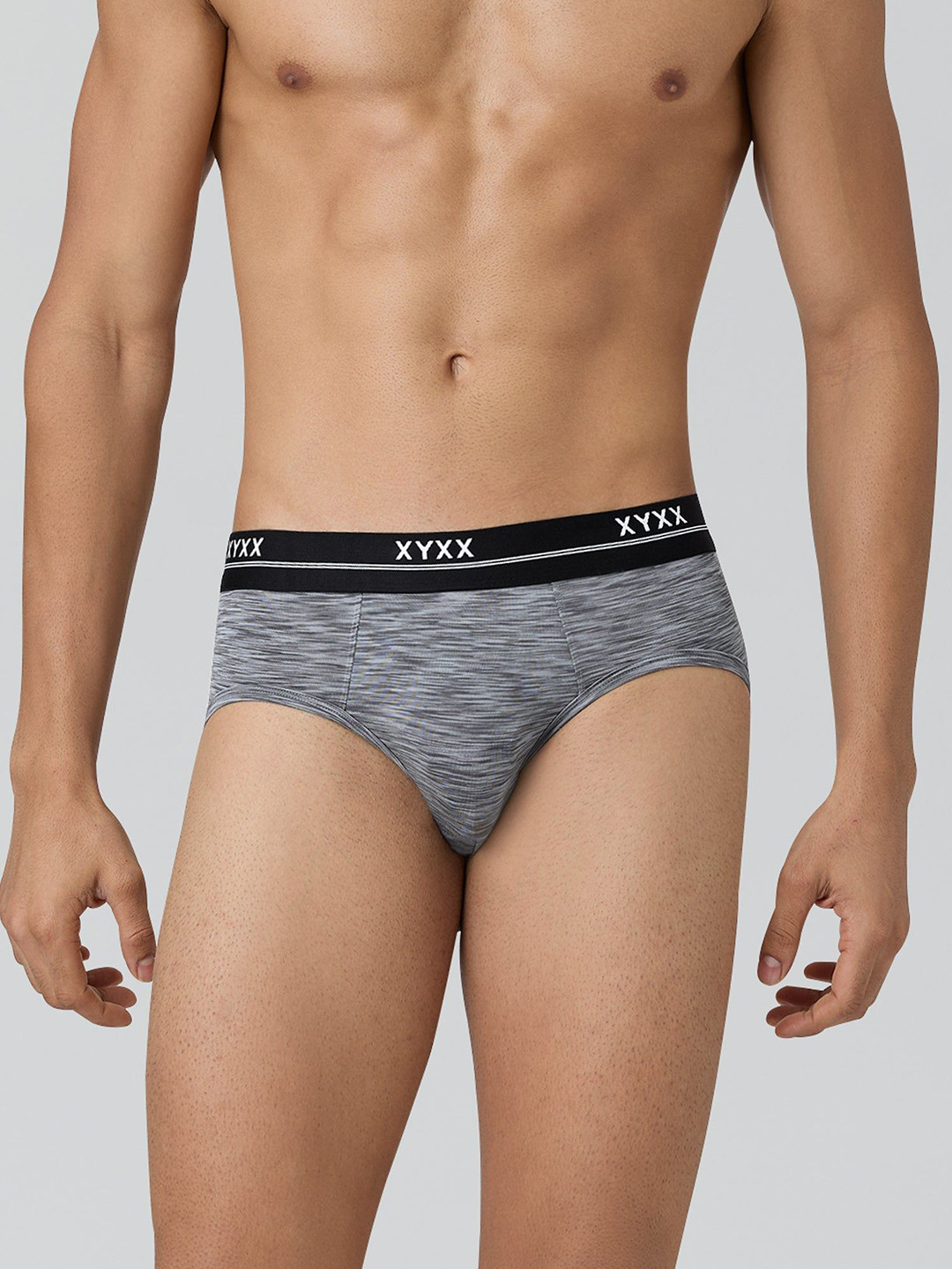 XYXX Men Artisto Modal Briefs Brush Grey XYBRF140