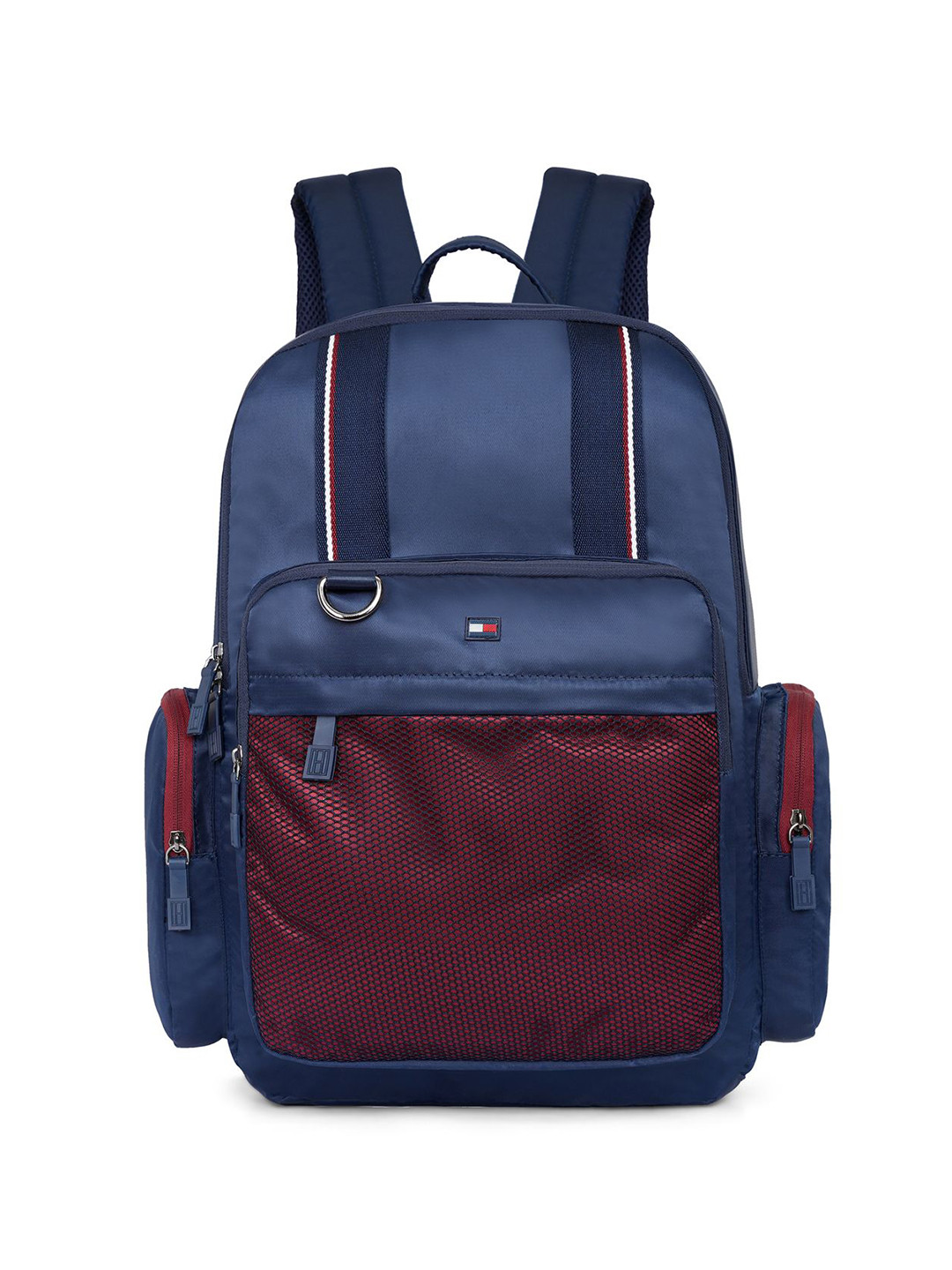 Tommy Hilfiger Kids Colourblocked Backpack With Rain Cover