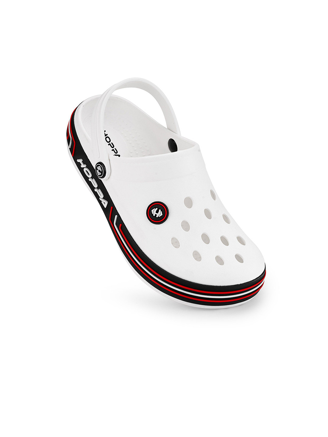 Hoppa Trio White Clogs Men