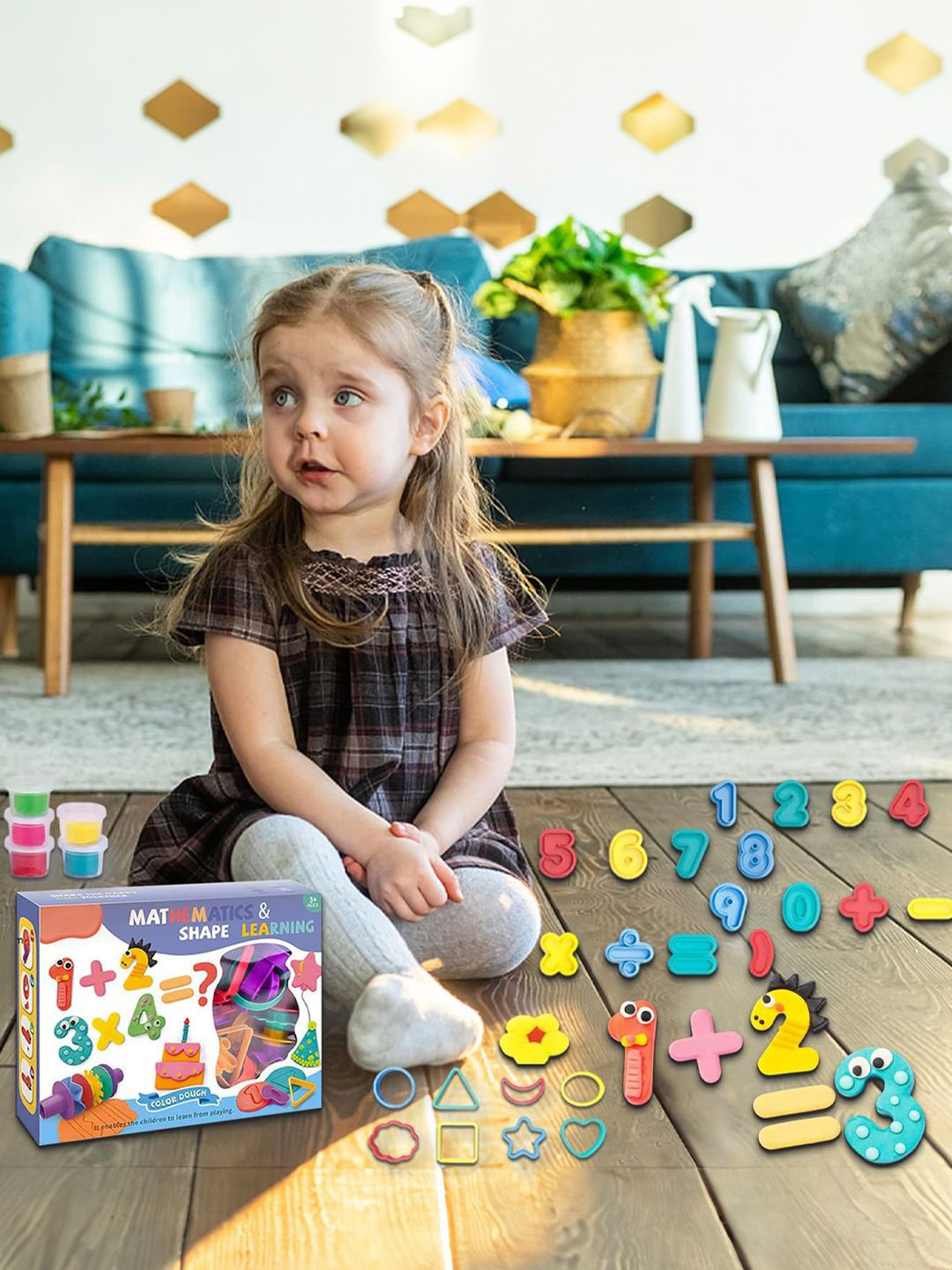 Kidology 31 Pieces Play Dough Tool Kit Puzzles Activity Toys and Games