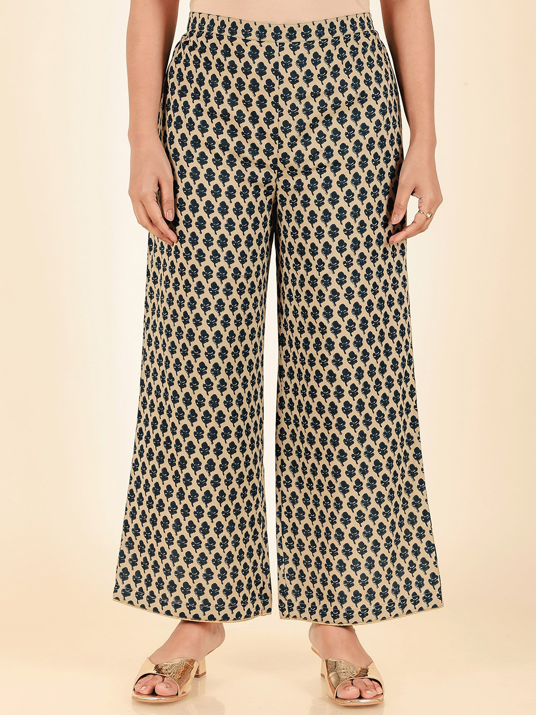 Aramya Women Floral Printed Cotton Palazzo
