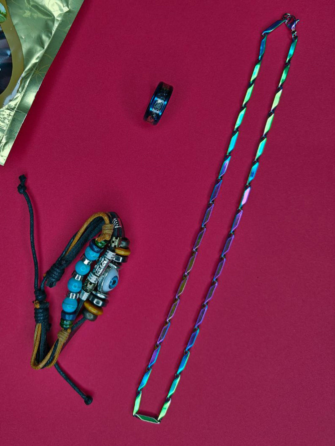 NVR Men's Valentine Special Stainless Steel Set with Chocolate