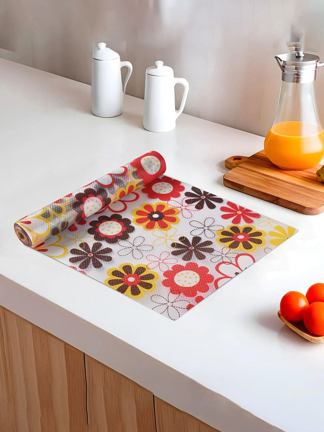 Kuber Industries Transparent 1 Pcs Water Resistant 10 Mtr Shelf Liner Organiser