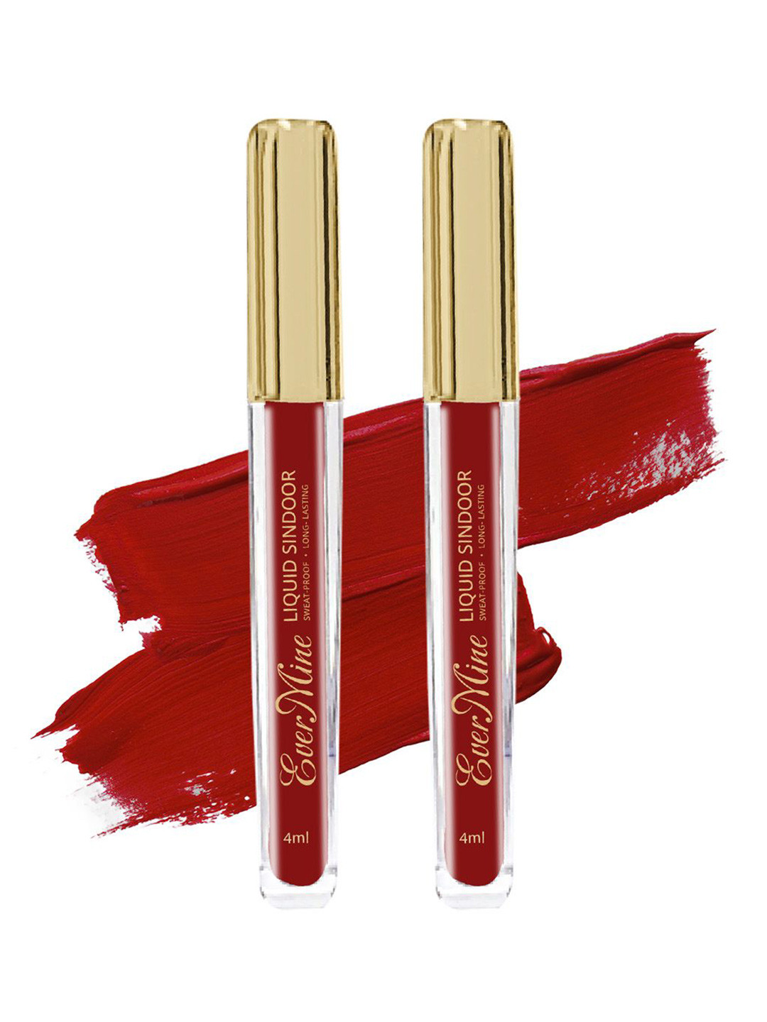 Hilary Rhoda Ever Mine Set Of 2 Smudge-Proof Liquid Sindoor - 4 ml Each- My Maroon