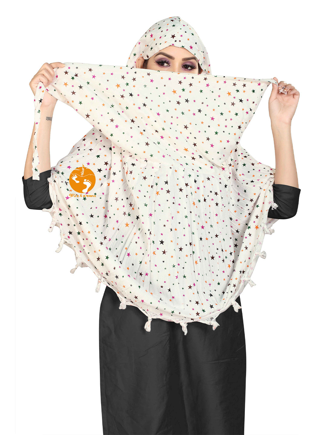 Vicharan Women Cotton Sun Light Protection Printed Scarf/Stole/Driving Dupatta