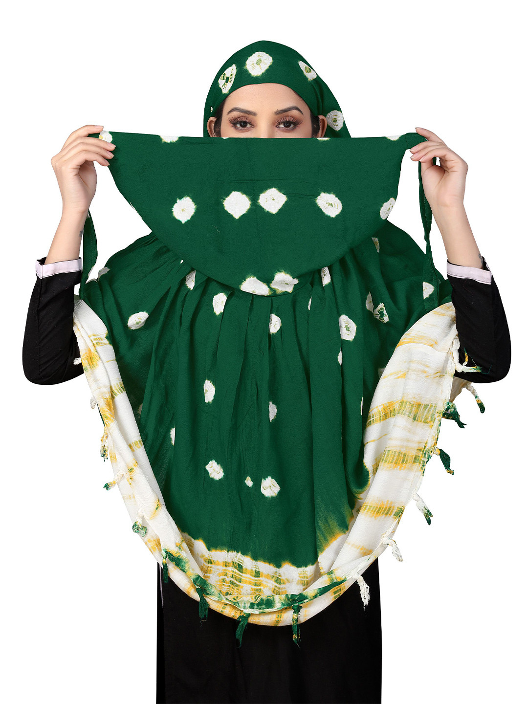 Vicharan Women Printed Cotton Sun Light Protection Scarf/Stole/Driving Dupatta