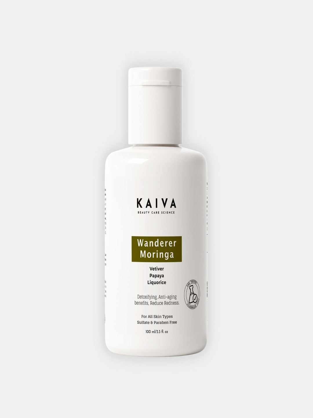 KAIVA Wanderer Moringa Face Wash With Papaya For Nourishing & Anti-aging - 100 ml
