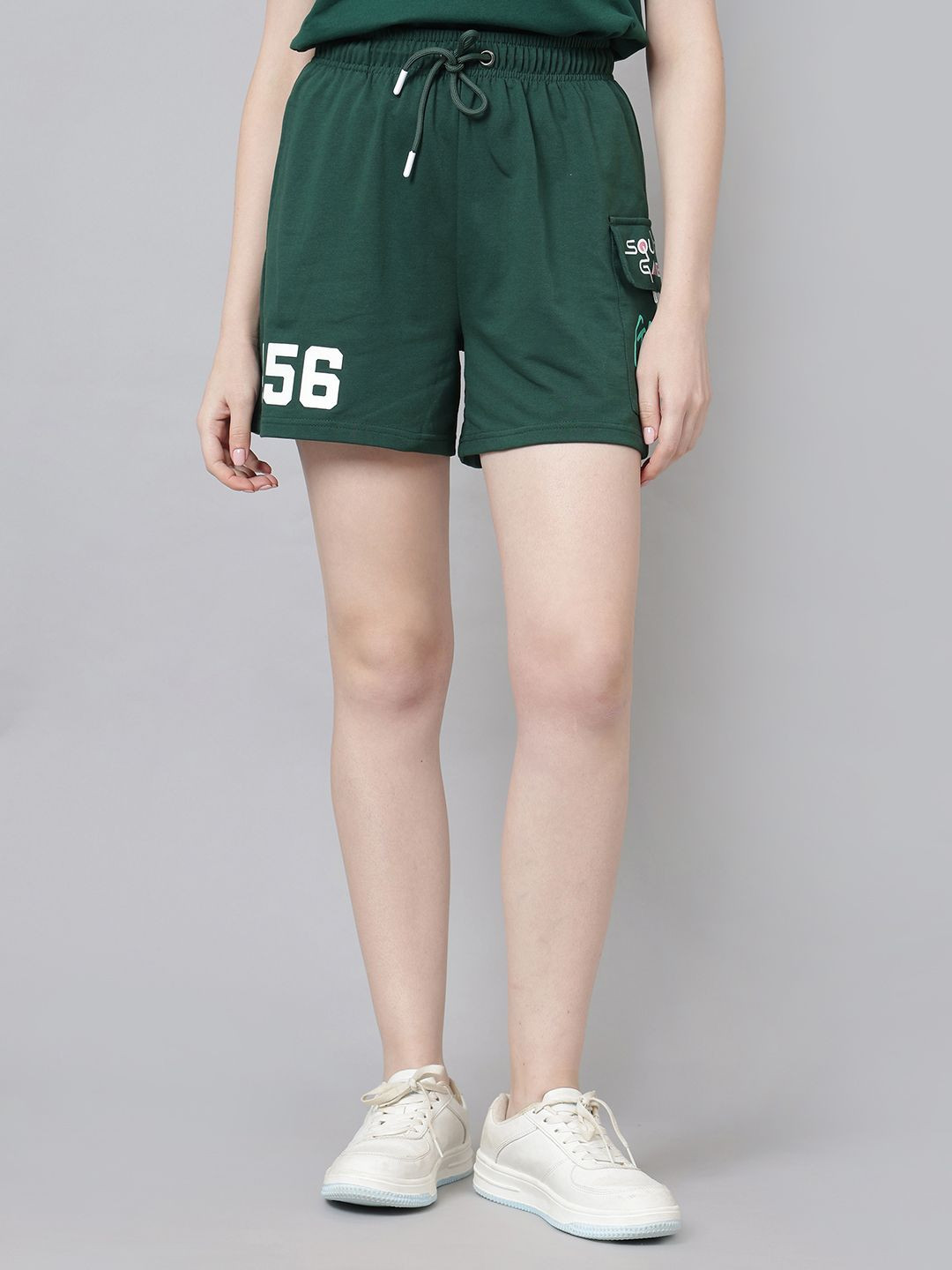 Free Authority Squid Game Printed Regular Fit Shorts