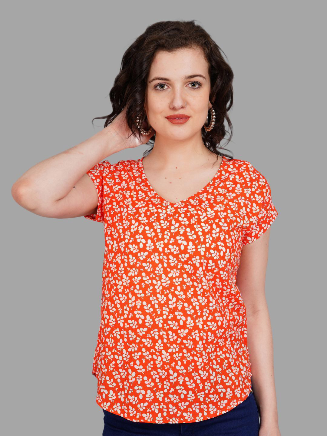 Kiarabel Retail Women Floral Printed Top