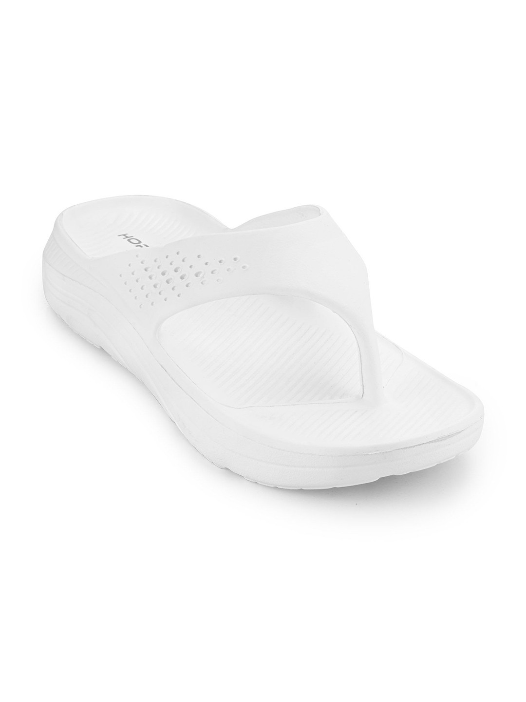 Hoppa Jacky White Mens Flipflop