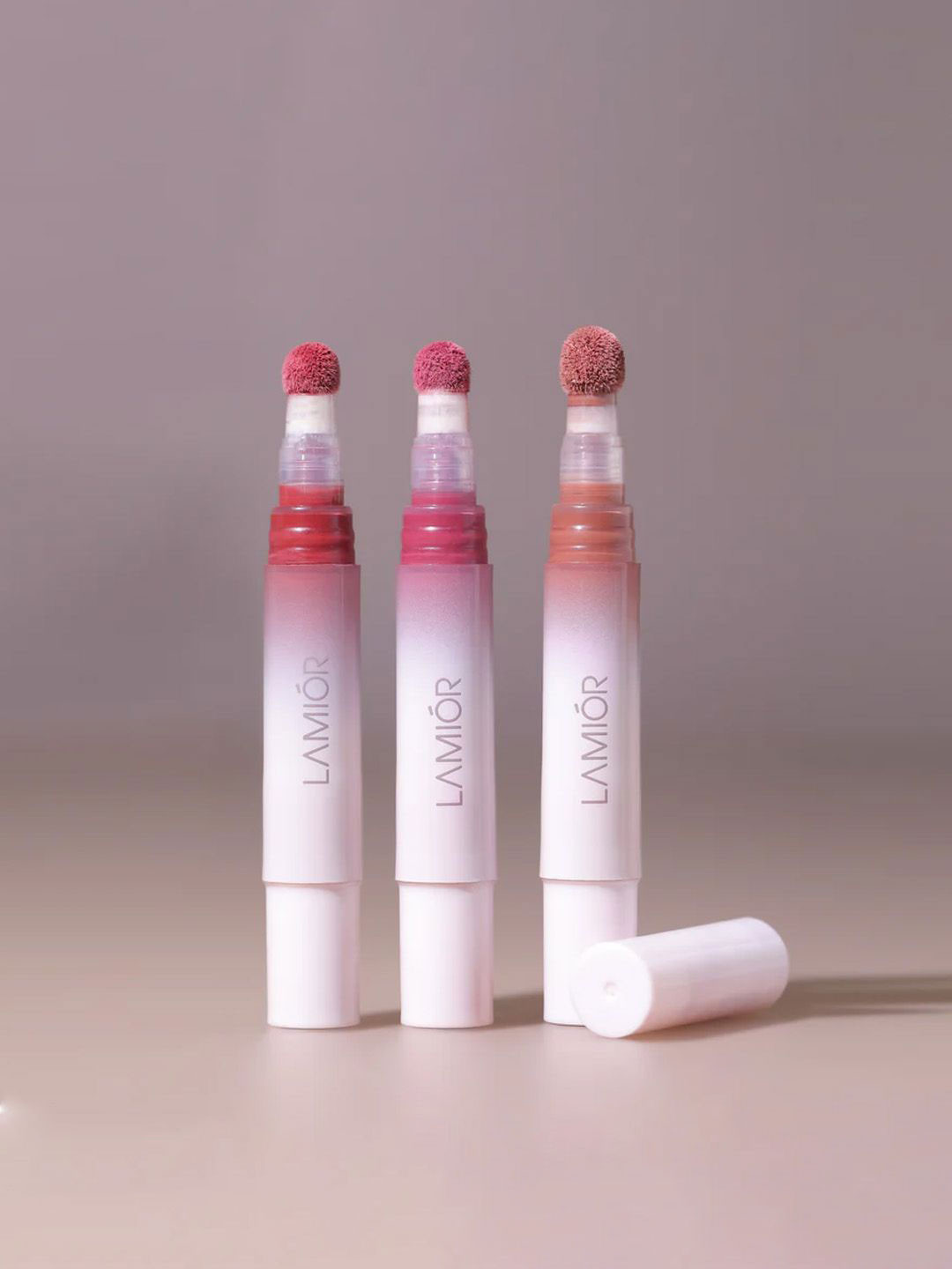LAMIOR Blurry Fudgy Set Of 3 Lightweight Lip Tint - 4 ml Each - Sunday Brunch