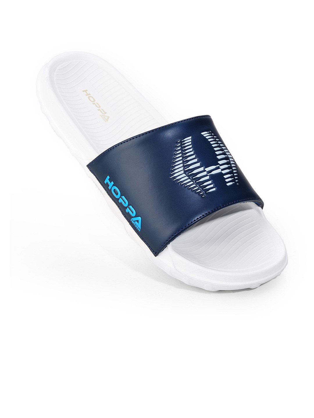 Hoppa Hunter White Mens Sliders