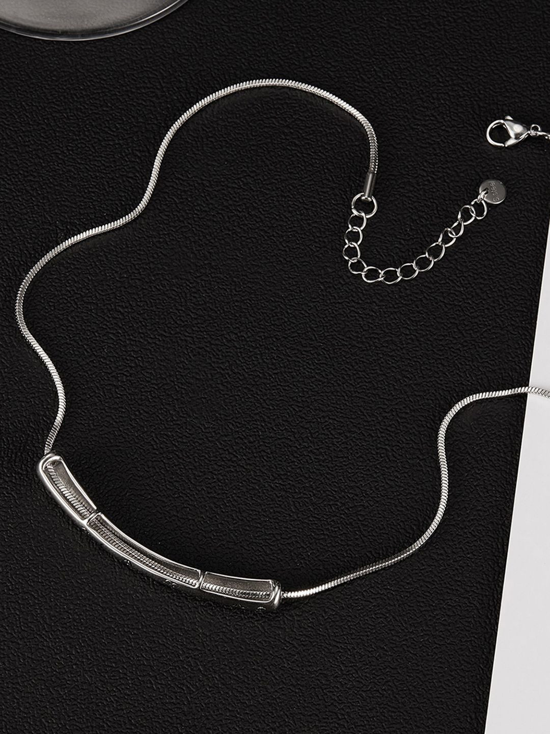 Peora Silver-Plated Stainless Steel Minimal Chain