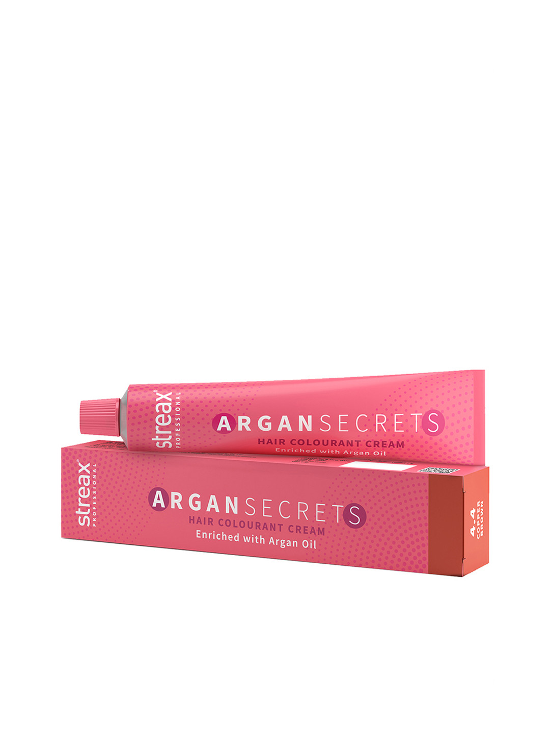 Streax Professional Argan Secret Hair Colourant Cream 60g - Copper Brown 4.4