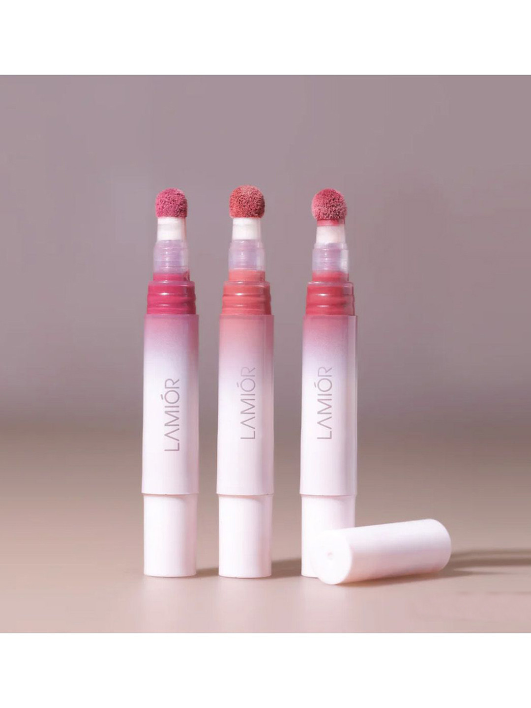LAMIOR Set Of 3 Blurry Fudgy Long Lasting Lip Tint - 4 ml Each - Triple Treat