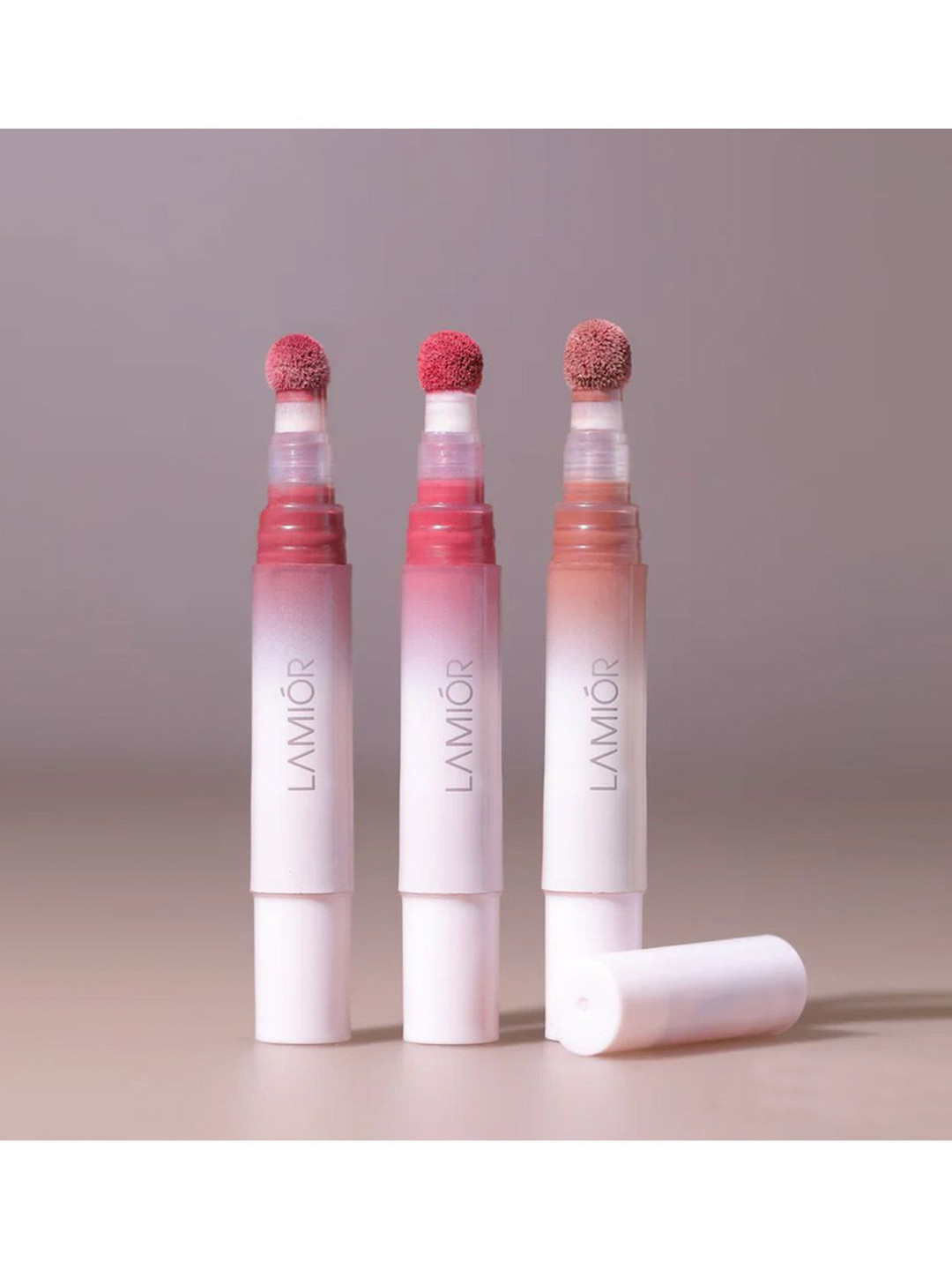 LAMIOR Set Of 3 Blurry Fudgy Long Lasting Lip Tint - 4 ml Each - Bitter Sweet