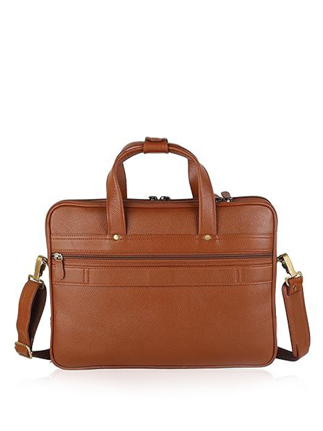 Steve Jhonson Men Leather Laptop Bag