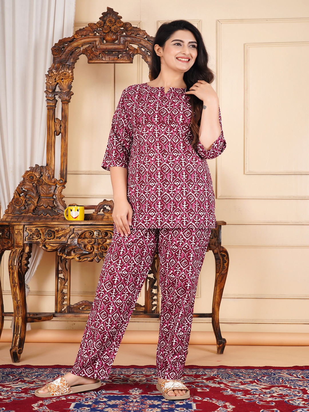 AYUSH TEXTILES Women Printed Co-Ords