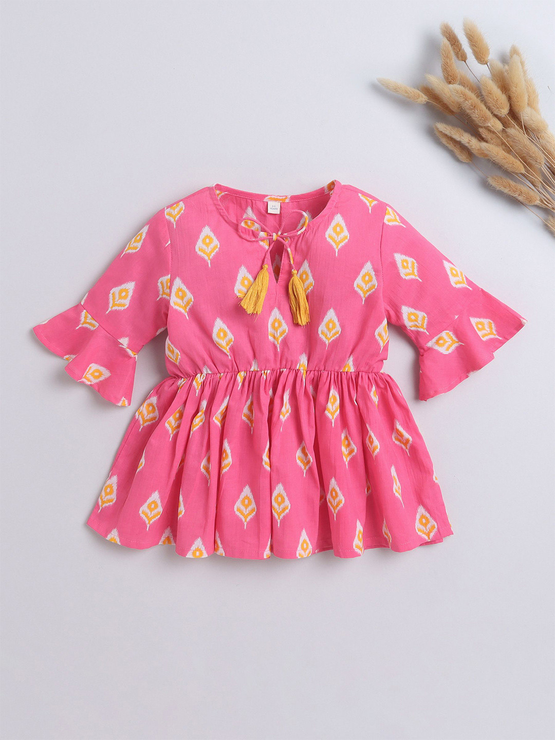 The Magic Wand Print Extended Sleeves Cotton Top