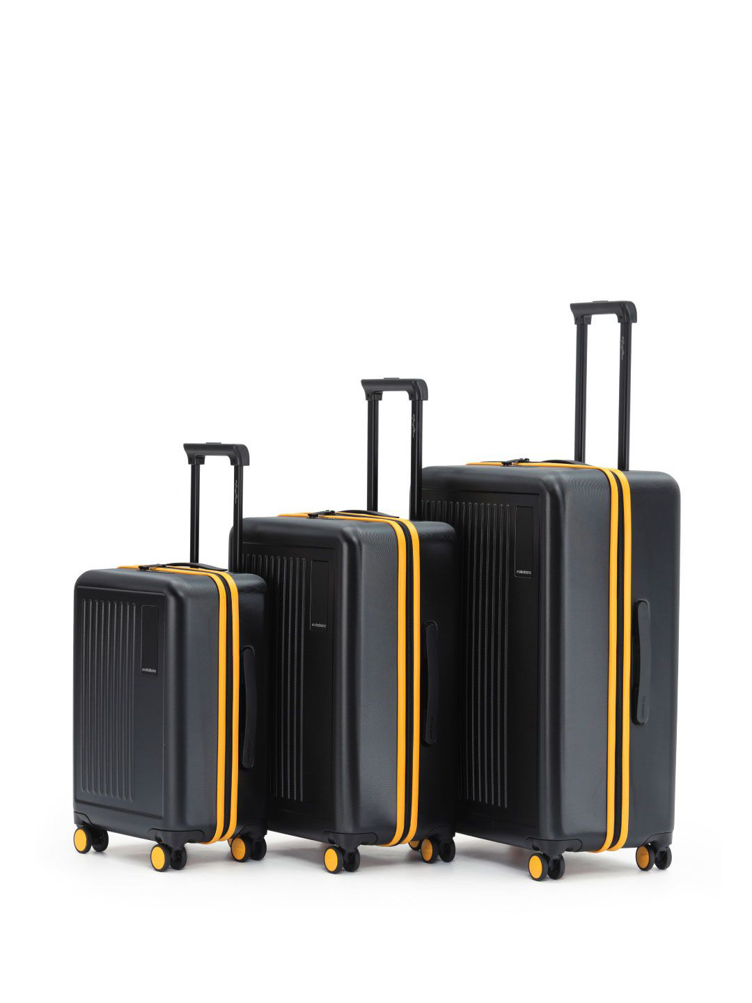 MOKOBARA Unisex The Transit Luggage Set of 3 Hard Sided Trolley Bags
