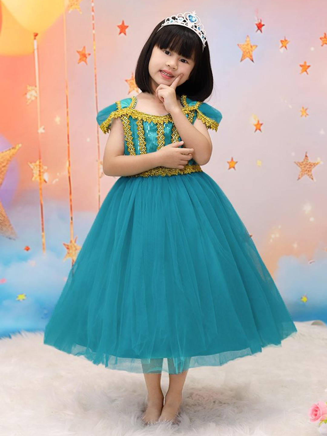 LULU & SKY Floral Empire Dress