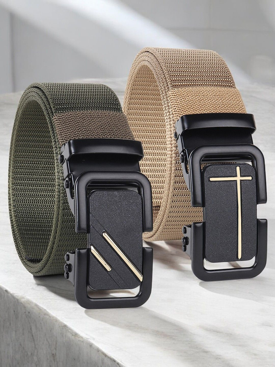 Provogue Men Textured 2 Belt