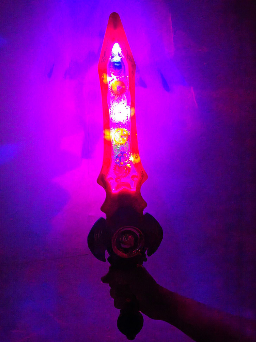 RAINBOW RIDERS Non-Allergic Transparent Gear Sword Toy