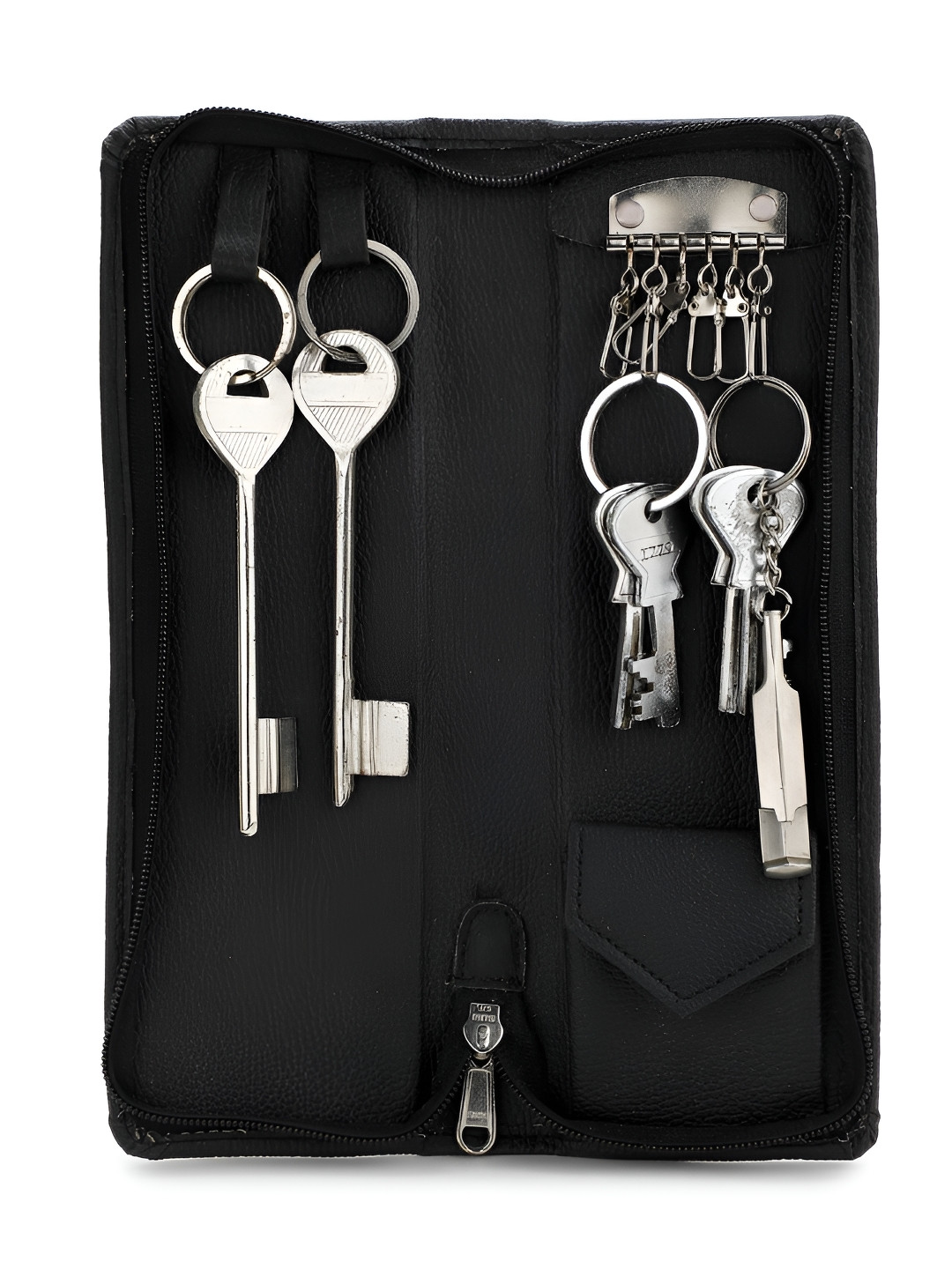 Alpna Black Textured Key Holder