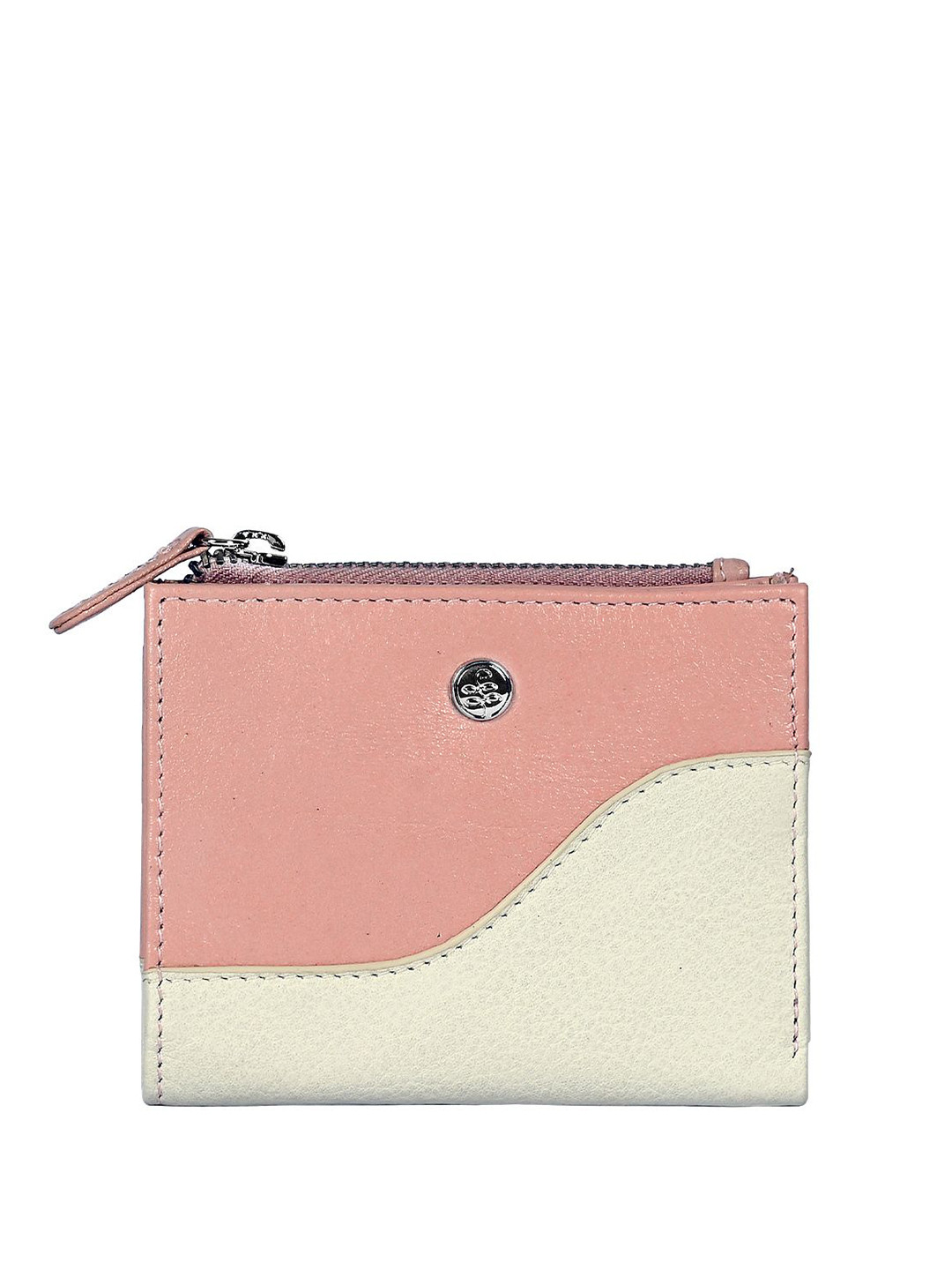 Eske Women Colourblocked Leather Beatrice The Two Fold Wallet