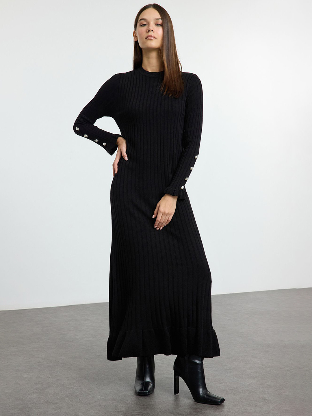 Trendyol Striped Maxi Dress