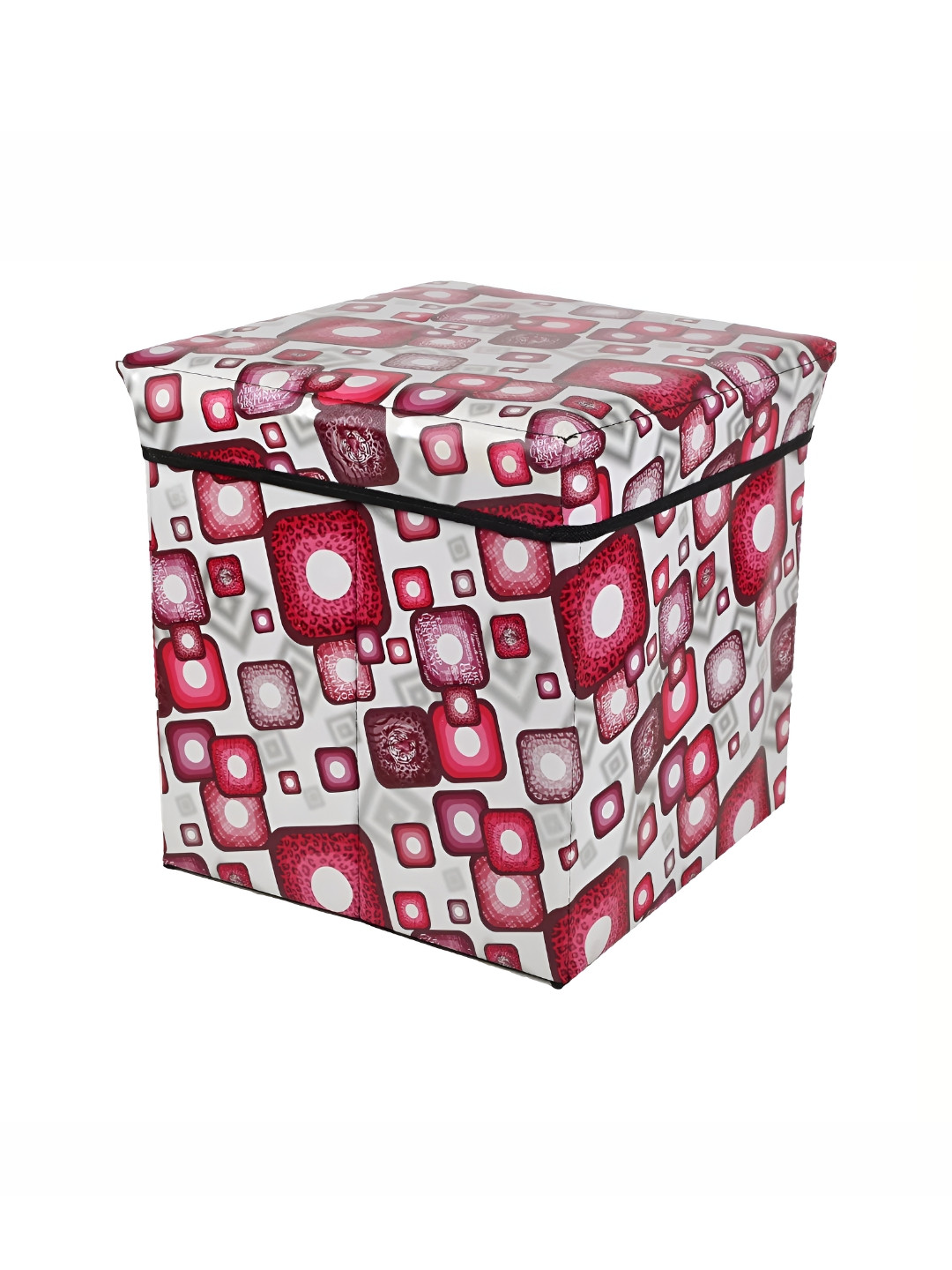 Black gold Pink and White Printed Multi-Utility Organiser
