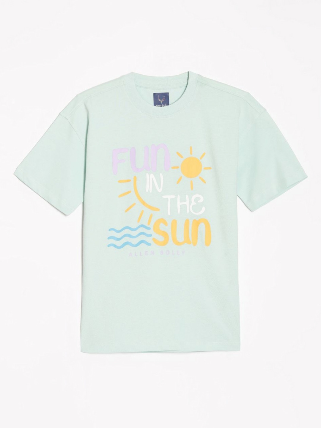 Allen Solly Junior Boys Graphic Printed Round Neck Cotton T-shirt
