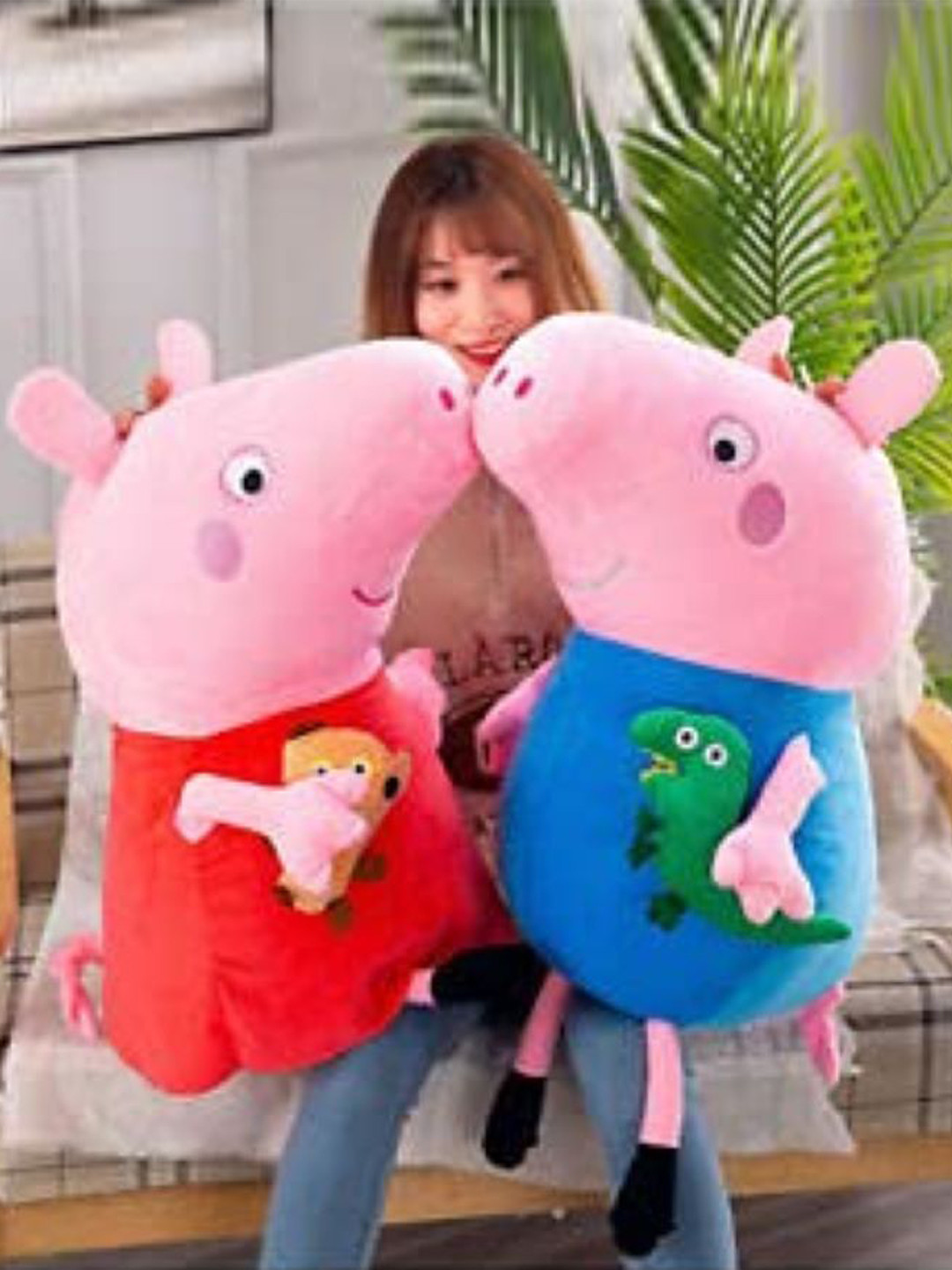 BESTIES Set of 2 Microfibre Filled Non-Allergic Soft Toy Soft Toys and Dolls