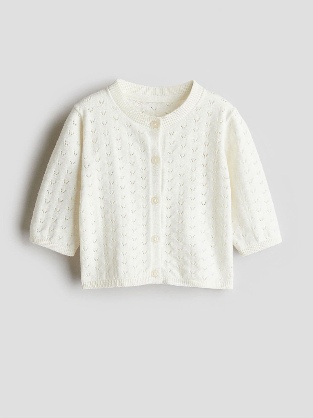 H&M Pointelle-Knit Cardigan