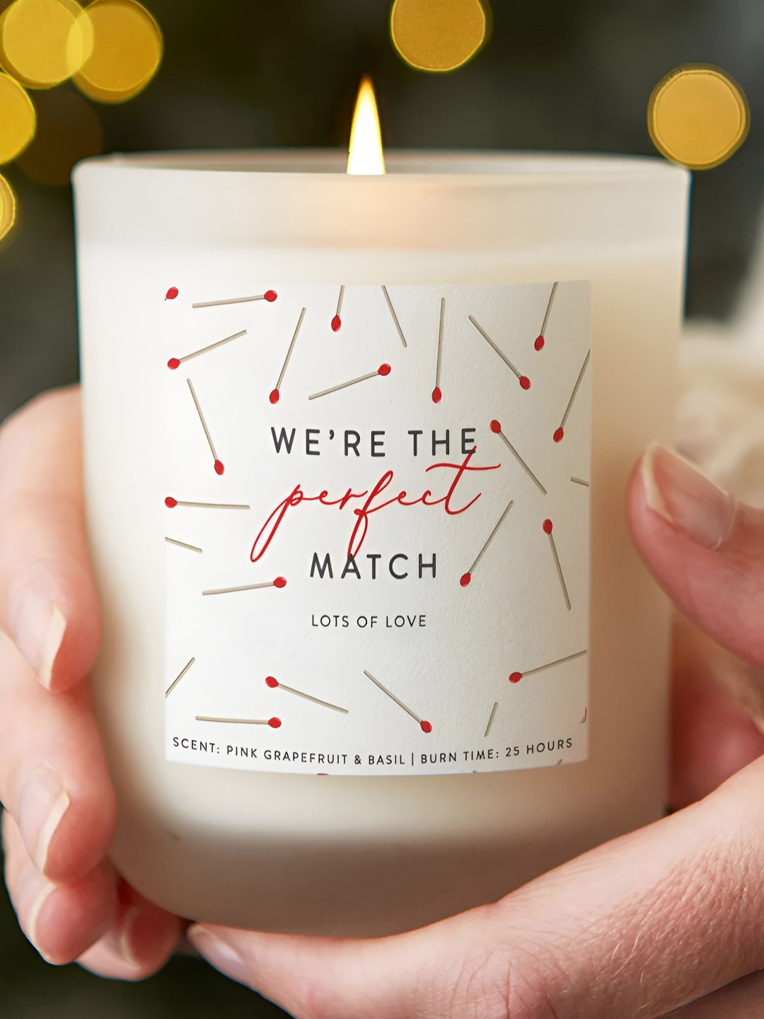 Aromatic Fables Perfect Match Seaside Serenity Pink Grapefruit and Basil Jar Candles