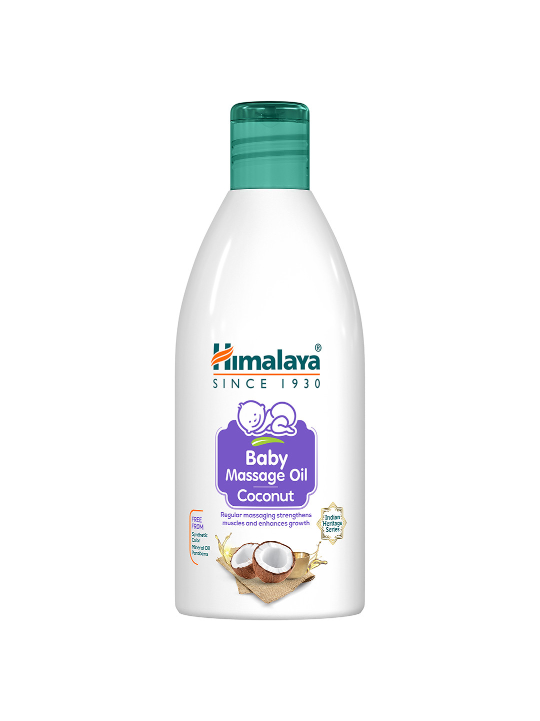 Himalaya Baby Coconut Massage Oil For Muscle Strength - 200ml
