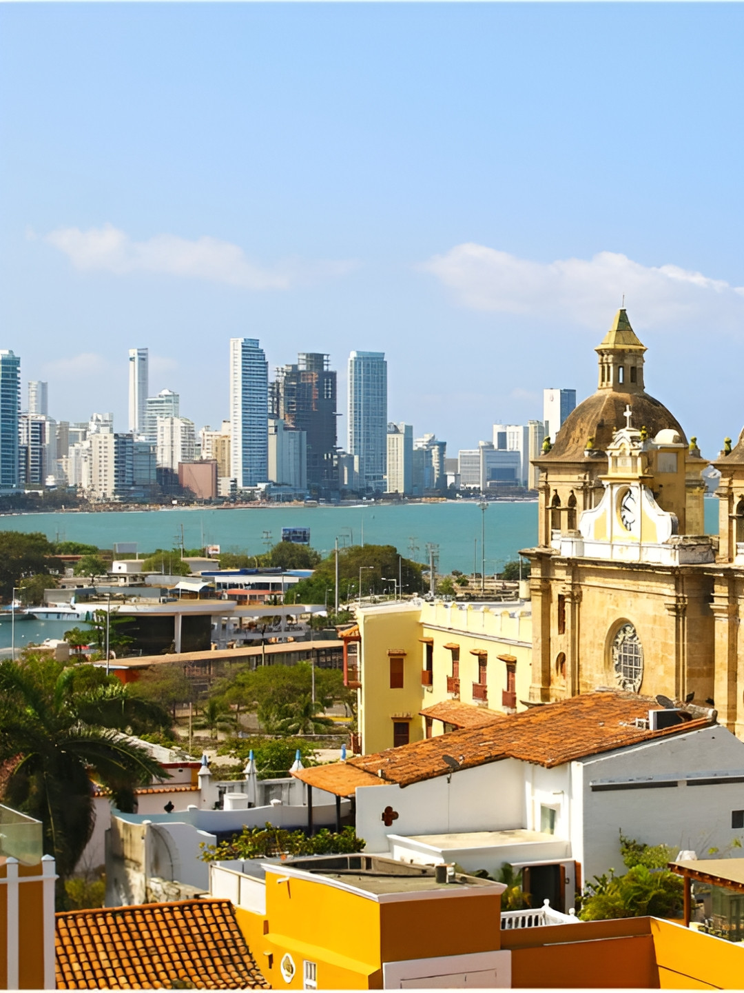 Inephos Yellow And Blue 1 Piece Printed Canvas Wall Art