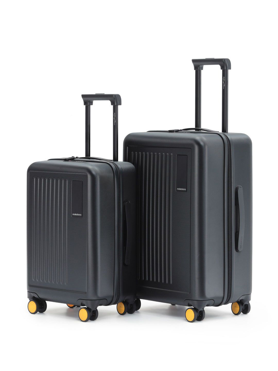 MOKOBARA Set of 2 The Transit Hard Sided Luggage Trolley Bag