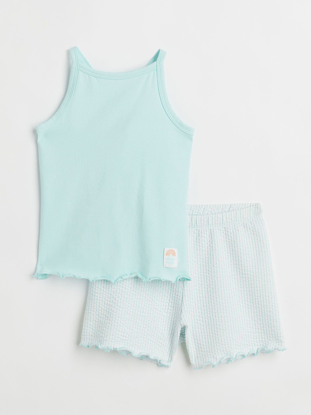 H&M Pyjama Vest Top And Shorts