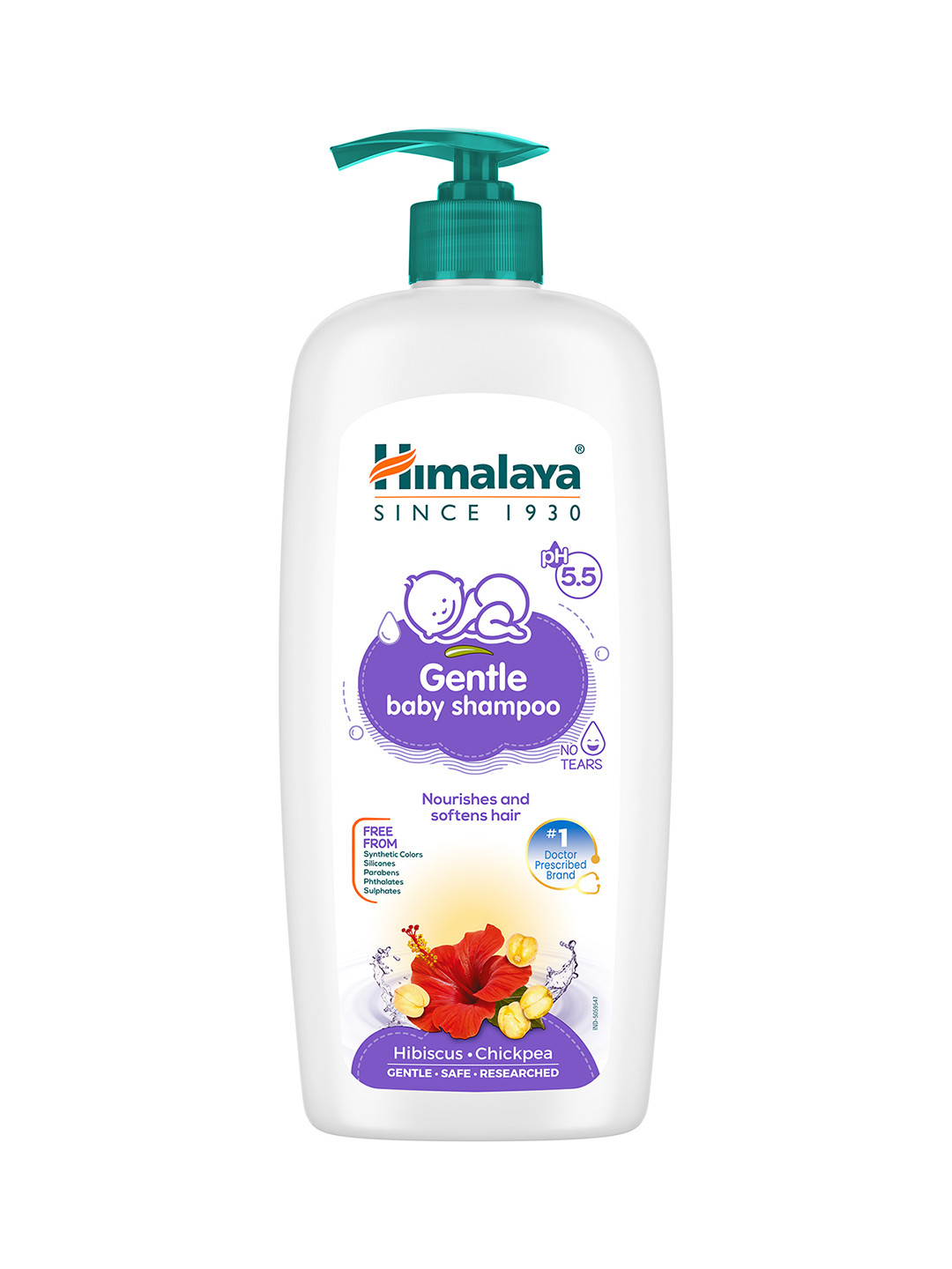 Himalaya Gentle Baby Shampoo with No Tears Formula - 600ml