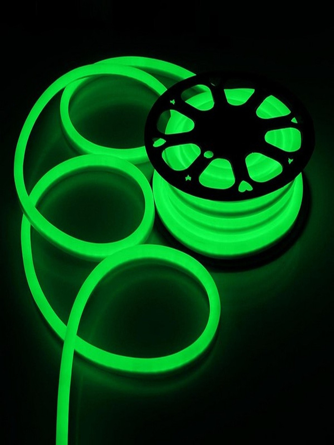 SPARK WORLD 600 Green Rope Neon LED String Lights