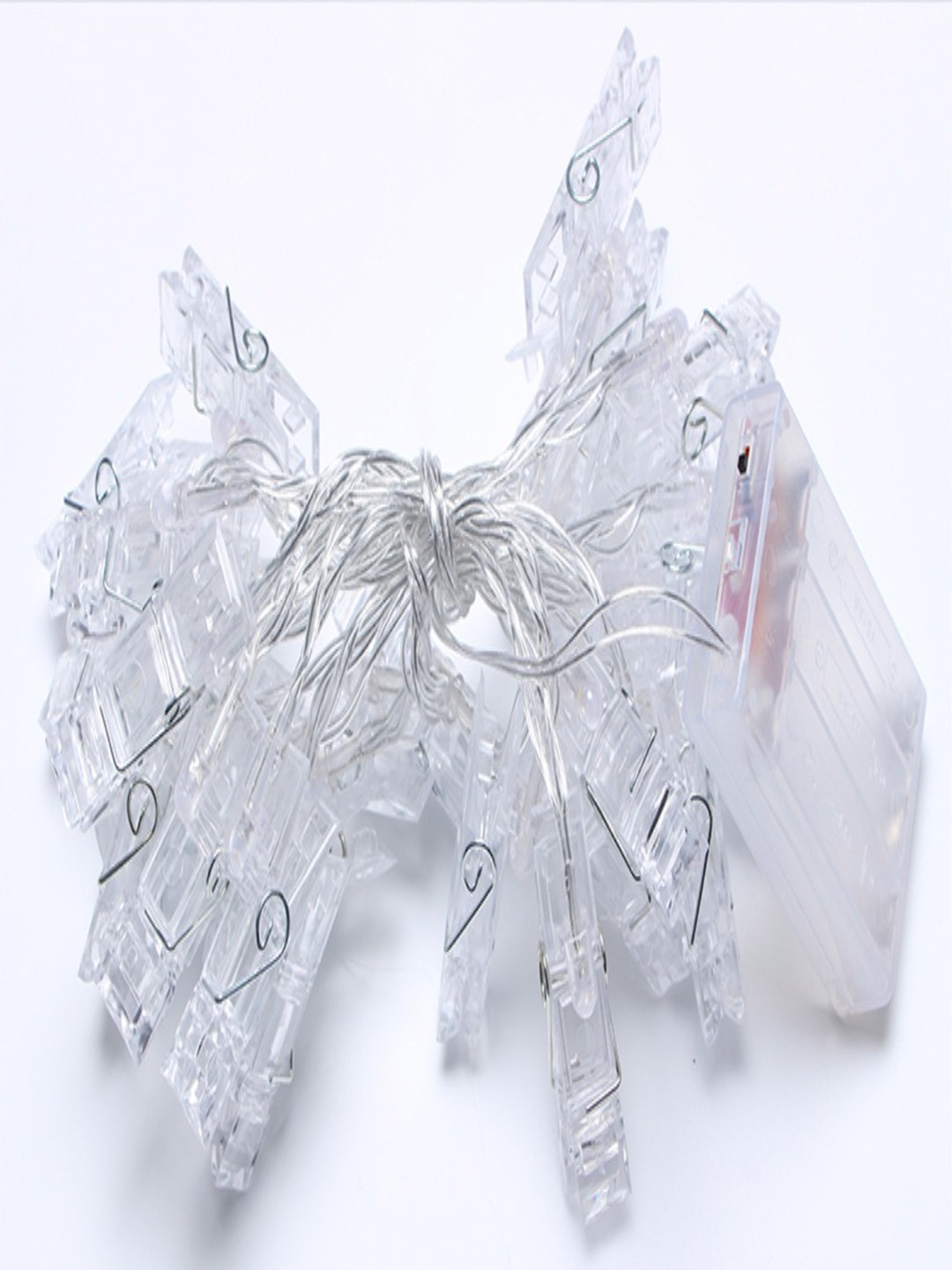 SPARK WORLD 3m Warm Yellow 16 LEDs Photo Clip String Lights