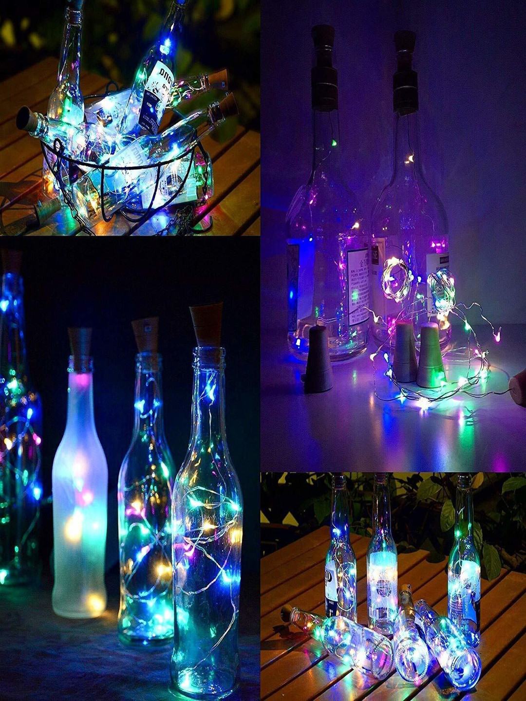 SPARK WORLD Transparent Rice-Shaped String Lights