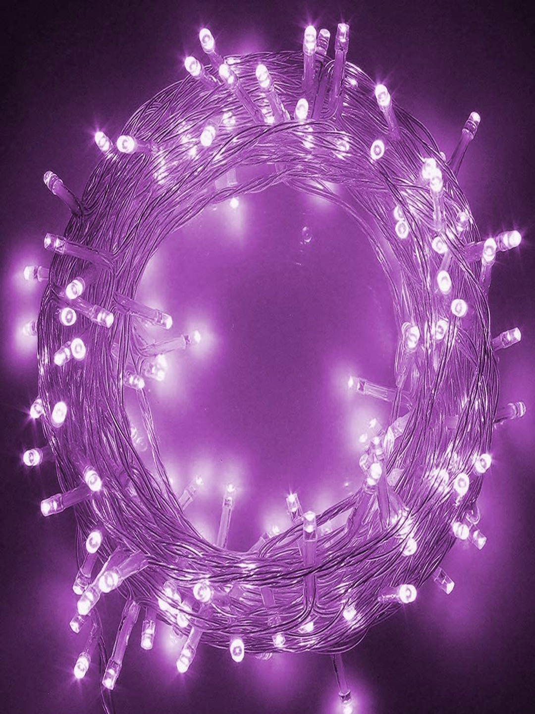 SPARK WORLD Pink Rice Shape LED String Light