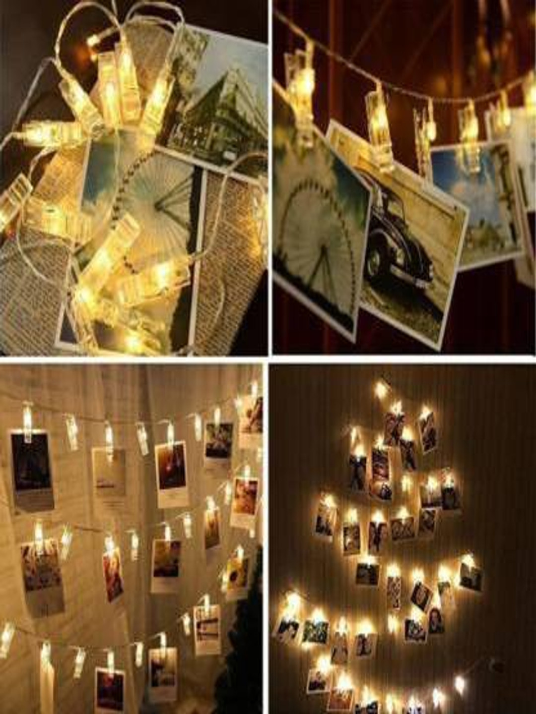 ENORMITY 3.05m Warm Yellow Photo Clip String Lights