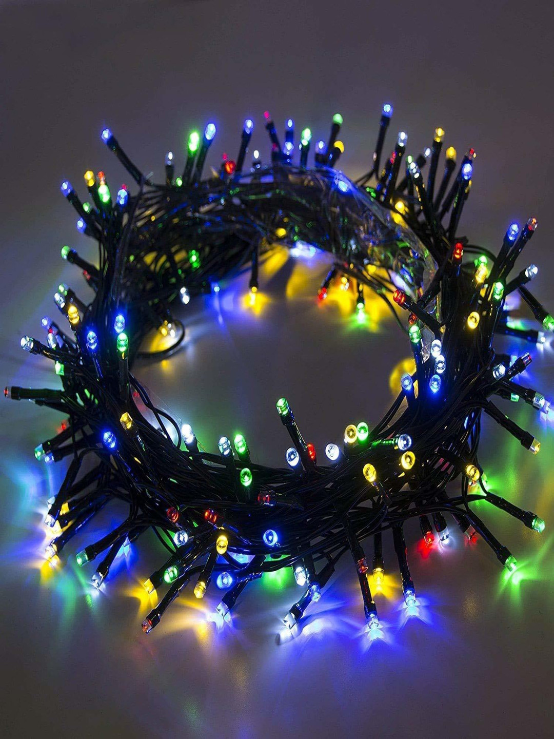 ENORMITY Multicolor 20 LEDs Rice Shape String Lights