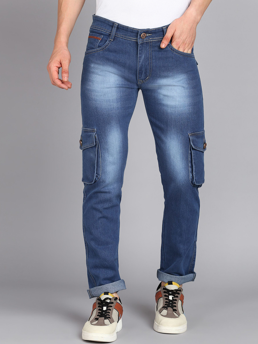 Podge Men Slim Fit Heavy Fade Jeans