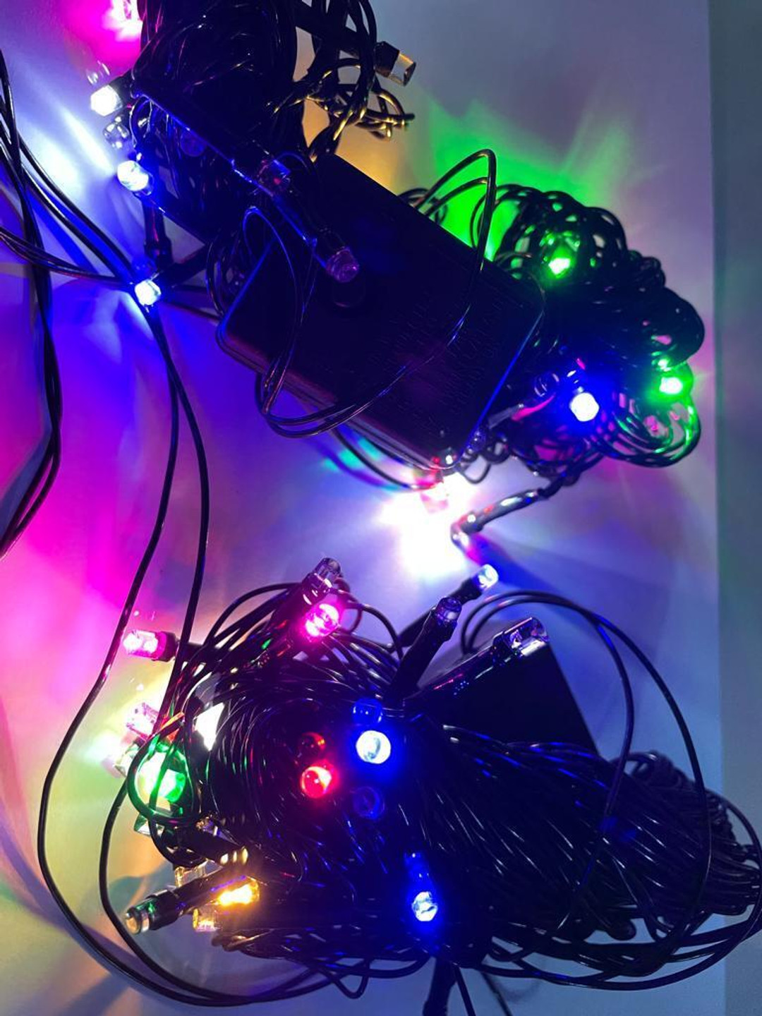 SPARK WORLD Multicolor Rice Shape 2 Piece String Lights